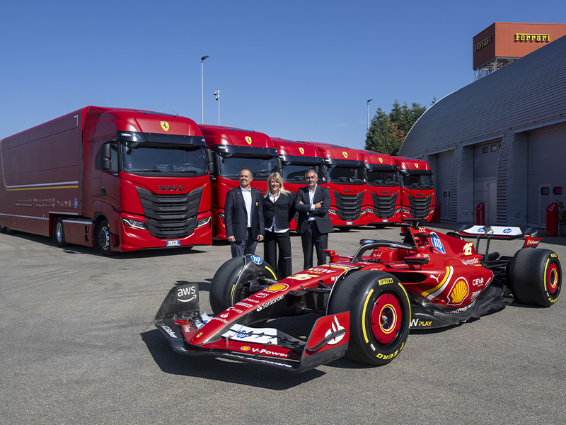 IVECO Expands its Partnership with Scuderia Ferrari HP with a New Fleet of Vehicles